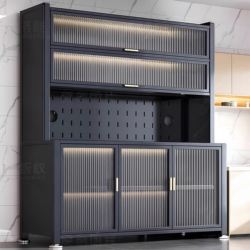 Kitchen Cabinets, Balcony Storage Cabinets, Multi-Functional Sideboards, Floor-Standing Storage Cabinets, Home Wall-Mounted Integrated Storage Cabinets