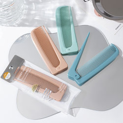 Foldable Portable Pointed Tail Comb for Parting Hair, Fine-Toothed Comb for Home Hairdressing, Compact and Portable