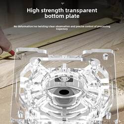 Electric Woodworking Expert's Trimming Machine, Wood Hole and Groove Cutting Tool, Multi-Functional Wood Router, High-Power Carving Machine