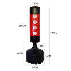 Boxing sandbag catharsis column Sanda Taekwondo training equipment sandbag vertical tumbler sandbag