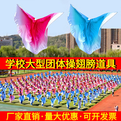 Creative Props for the Entrance of the Sports Meeting, Special Wings and Cloaks for Large Group Gymnastics Performances, Dance Props
