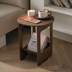 European style balcony square table coffee table bedroom bedside table small table small round table round coffee table living room sofa side table
