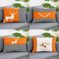 Nordic Double-Sided Sofa Cushion Cover for Living Room Bay Window, Bedside Sleeping Pillow, Office Chair Back Cushion, Car Lumbar Support