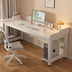 Computer Desk Desktop Double Desk Student Home Bedroom Study Table with Partition Simple Office Desk Gaming Table