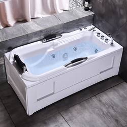 2025 New Model Bathtub for Adults, Suitable for Small Apartments, Single-Person, with Massage and Constant Temperature, Simple Design