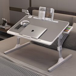 Bed desk dormitory small desk folding writing desk lazy simple bedroom sitting on the bay window student computer desk
