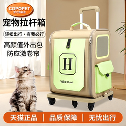 Cat Carrier Bag, Portable Pet Trolley Case, Large Backpack, Cat Luggage Box, Dog Travel Crate, Small Trolley
