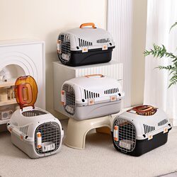 Pet Travel Crate, Portable Cat Carrier, Cat Bag, Dog Transport Crate, Portable Car-Mounted Dog Cage, Space Crate