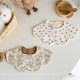 Class A ins six-layer pure cotton gauze spring and autumn new petal double-sided baby saliva towel newborn small bib bib