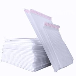 Pearlescent film bubble film bag envelope bag reinforced thickening waterproof shockproof I ziplock bag express packaging bag bubble power