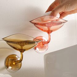 Soap dish hole-free wall-mounted storage rack