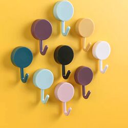 Strong Adhesive Wall Hooks for Kitchen, Behind Door, Bathroom, Creative Cute Hooks, No Trace