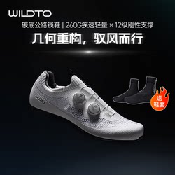 Wildto Wind-Breaking Carbon Fiber Locking Shoes Professional Competition Road Cycling Shoes Ultra-Light Cycling Shoes