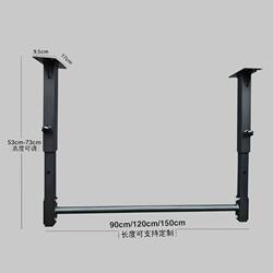 Wall-Mounted Pull-Up Bar for Home Use, Indoor Single/Double Bar Wall-Mounted Exercise Equipment for Arm Strength Training