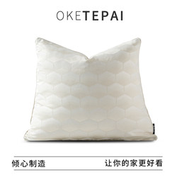 Living Room Sofa Pillow Scandinavian High-Precision Cushion Car Cushion Office Bedroom Bedside Bed Large Back Cover