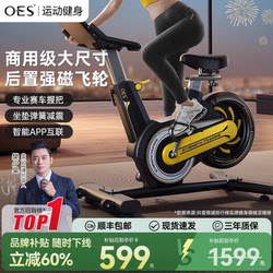 Oes Spinning Bike for Home Use, Silent Indoor Exercise Bike, Gym-Specific Aerobic Weight Loss Equipment