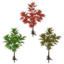 Artificial plants are lifelike, high-end and beautiful, simulated maple leaf trees, floor-standing home scenery, flowers, and home gardens.