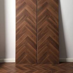 Fishbone Pattern Flooring Herringbone Parquet Laminate Flooring Waterproof and Wear-Resistant Natural Wood Cream Style for Home and Hotel