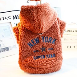 Cat Clothes Winter Thick Clothing Dog Autumn and Winter Clothing Cat Princess Sweatshirt Starlight Coat Small Size Dogs Teddy Pet 62