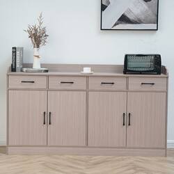 Gray tea cabinet side cabinet modern simple hotel dining cabinet living room storage cabinet bowl kitchen cabinet private room small cabinet