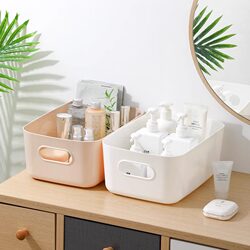 Miscellaneous Storage Box Desktop Plastic Organizer Storage Basket Household Kitchen Organizer Cosmetics Snack Storage Storage Box