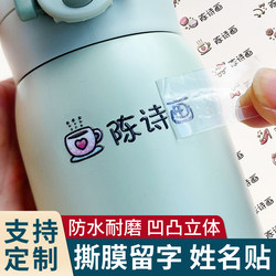 Kindergarten Name Stickers Are Waterproof and Tear-Resistant, Special Name Stickers for Primary School Students, Self-Adhesive Kidsren's Tear-Off Film Leaving Word Transfer Stickers