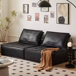 Popular Tofu-Shaped Lazy Sofa, Suitable for Lying down and Sleeping, Can Be Used on the Floor in the Bedroom, Tatami Mat in the Living Room, Single-Person Leisure Home Furniture, Low Bench for Bay Windows