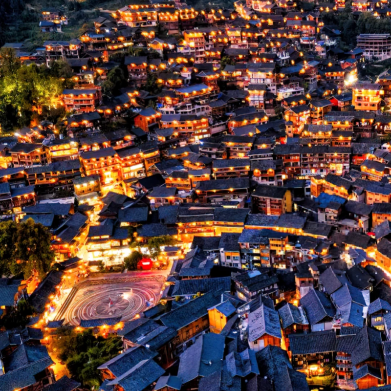 贵州旅游私家团贵阳出发黄果树西江苗寨荔波小七孔镇远古城6天5晚