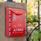 Iron Email Metal Wall -Mount Box Retro Handmade Creative Mailbox Home Horticultural Crafts Opinion Box
