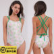 Korean ciellemarin genuine professional competitive training shiny one-piece slim and sexy racing multi-color swimsuit