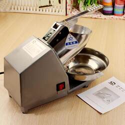 Hongda Double-Blade Ice Crusher Commercial Shaved Ice Machine Household Small Electric Ice Crusher Ice Press Machine Milk Tea Shop Smoothie Machine