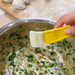 Dumpling-Making Tool, Household Silicone Spatula, Dumpling Filling Scoop, Food-Grade High-Temperature Resistant Filling Scoop, Multi-Functional Spoon