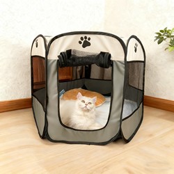 Pet Fence Indoor Home Isolation Protective Barrier Foldable Enclosed Cat House Dog House Production Room Dog Tent