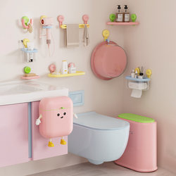 Lov Lewu Tripod No-Drill Bathroom Shelf Bathroom Wall-Mounted Toilet Washbasin Wall Storage Rack