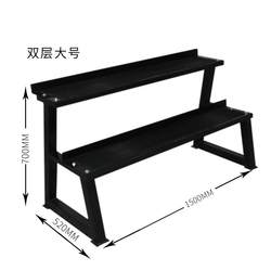 Studio kettlebell rack combination training fitness rack double-layer kettlebell rack gym storage equipment