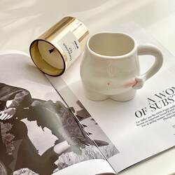 Squishable Belly Cup Ceramic Milk Coffee Mug Creative Birthday Funny Water Cup Small 3444 Cup Unique Design Love-Themed Mug