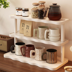 Cup Holder Storage Rack Desktop Living Room Multi-Layer Storage Kitchen Countertop Coffee Cup Mug High-End Organizer