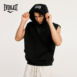 American Everlast Boxing Training Clothing Men's Running Sports Fitness Vest Sleeveless Sweatshirt Hooded Vest Women's Spring