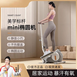 German Mini Elliptical Machine for Home Use, Silent Walking Machine, Fitness Small Elliptical Machine, Space Walker Foot Pedal Machine