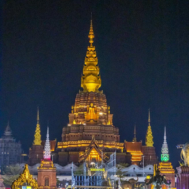 北京出发去到西双版纳5天4晚自由活动野象谷原始森林公园4钻酒店