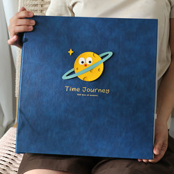 Photo Album, Commemorative Album, Large-Capacity Family Album, Children's and Baby's Growth Record, Diy56 6inch Laminated Self-Adhesive Photo Album