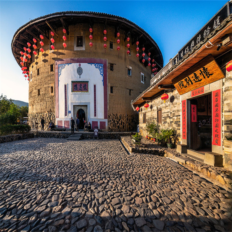 厦门漳州南靖土楼云水谣古镇田螺坑四菜一汤塔下村8人纯玩小团