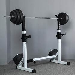 Bench Press Rack Weight Bench Adjustable Squat Rack Barbell Set Men's Bell Rack Home Fitness Equipment Dumbbell Bench