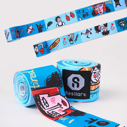 Resilart Illustration Features Hand Wraps, the Theme Being the Life of a Boxer, Hand Wraps, Boxing Bandages, Muay Thai Fighting