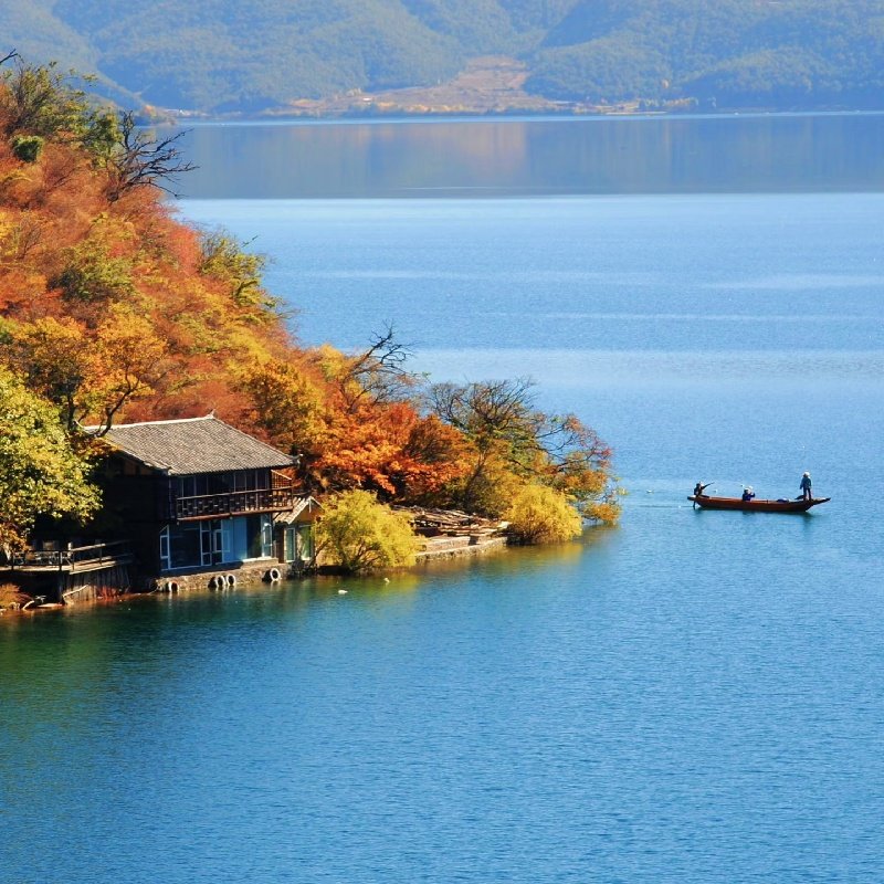 云南旅游昆明丽江香格里拉虎跳峡泸沽湖游船篝火晚会6天5晚游