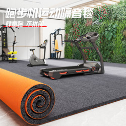 Floor Mat for Gym, Thickened, Soundproof, Shock-Absorbing Carpet, Professional Sports Shockproof, Home Use, Large Area, Full Coverage, Sound-Absorbing