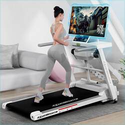 Smart Treadmill for Home Use, Small Folding, Family-Style Ultra-Quiet Electric Walking Tablet, Dedicated for Indoor Fitness