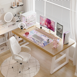 Gujia Home Desktop Computer Desk Home Gaming Desk Rectangular Table Simple Office Desk Study Desk