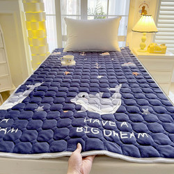 Milk Velvet Mattress Soft Pad for Home Dormitory Student Single Bed Winter Fleece Bed Cover Blanket Mattress Pad Bed Blanket