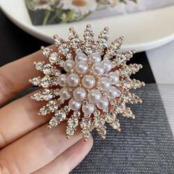 Curtain Accessories, Decorative Pins, New Home Soft Furnishings, Curtain Headers, High-End Pearl and Rhinestone Trinkets, Scarf Decoration Accessories